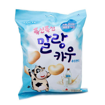 롯데 폭신폭신 말랑카우 우유 158g