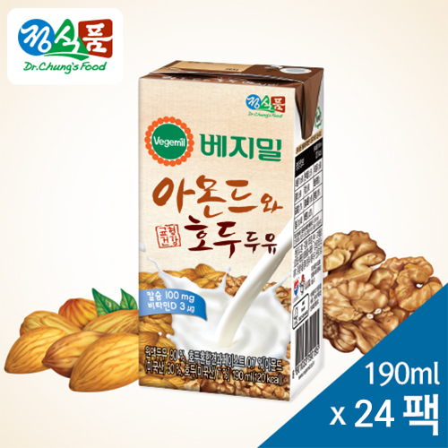 정식품 베지밀 아몬드 & 호두두유 24팩 세트(大)