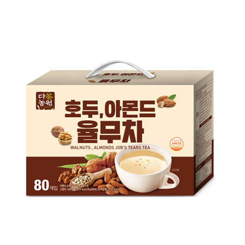 다농원 호두아몬드율무차 80T [손잡이형]