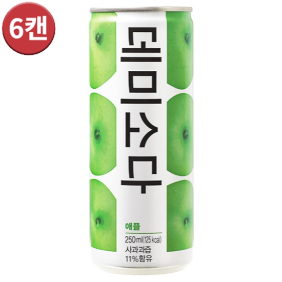 동아오츠카 데미소다 애플 250ml x 6캔