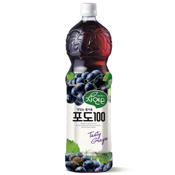 웅진 자연은 1.5L 페트 - 포도100음료