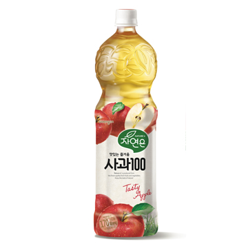 웅진 자연은 1.5L 페트 - 사과100음료