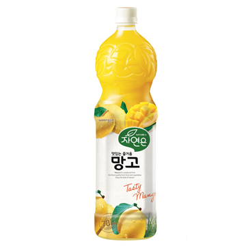 웅진 자연은 1.5L 페트 - 망고음료