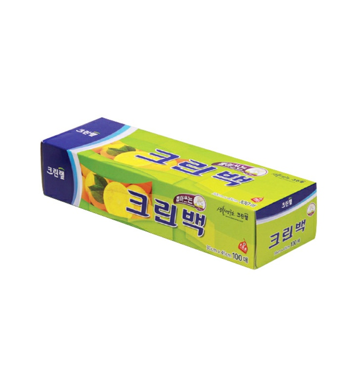 크린랩 뽑아쓰는 크린백 대 30x45cm 100매