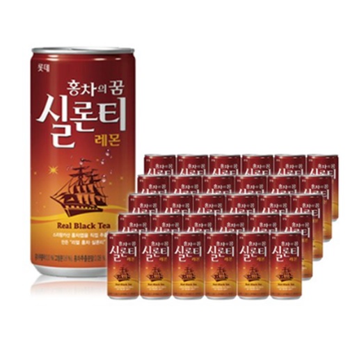 롯데칠성 홍차의꿈 실론티 240ml x 30캔 [박스]
