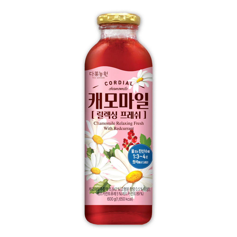 다농원 액상차 캐모마일 릴렉싱 프레쉬 600g