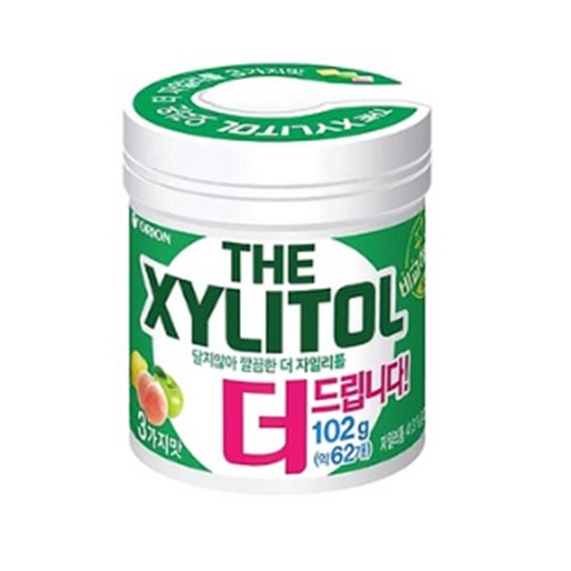 오리온 THE 더 자일리톨 껌 오리지널 원통 102g
