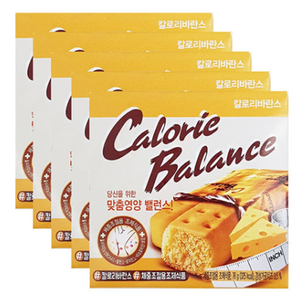 해태 칼로리바란스 치즈 76g x 5개