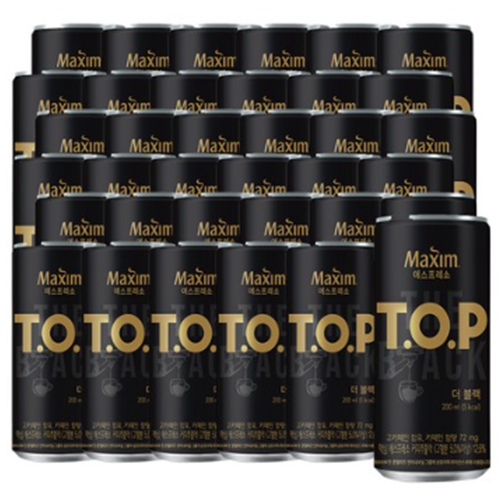 TOP  더블랙 200ml x 36캔 [박스]