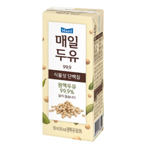 매일 두유 99.9 190ml x 24팩 (무가당)