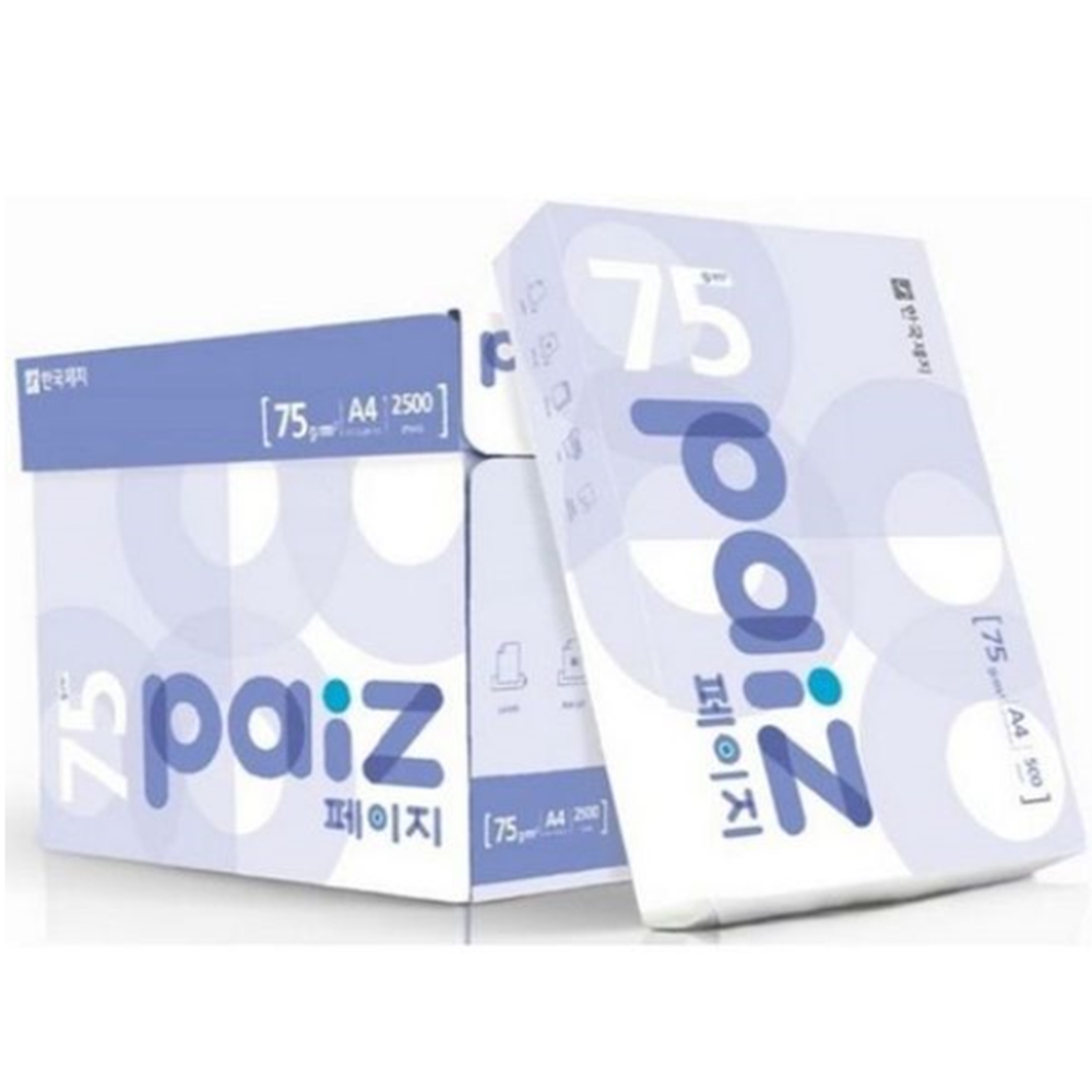 A4 복사지 paiz 복사용지 A4 75g 2,500매