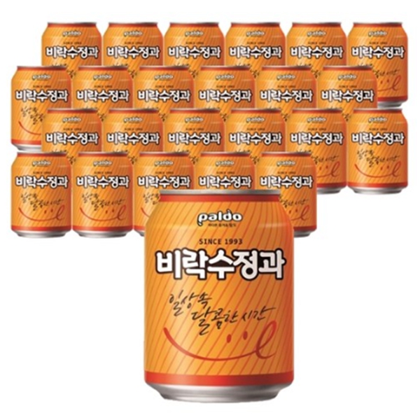 팔도 비락 수정과 238ml x 24캔 [박스]
