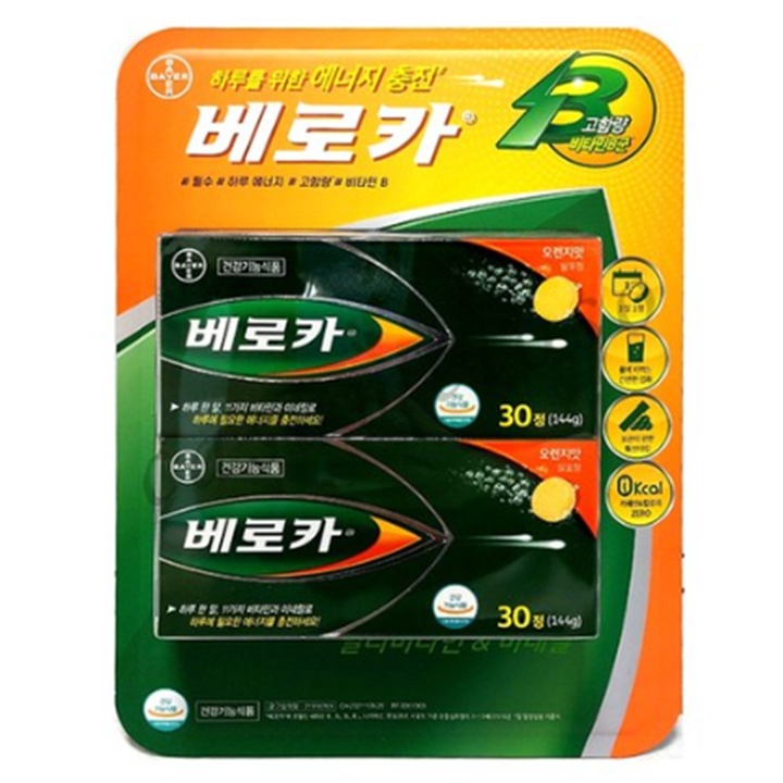 바이엘코리아 베로카 발포비타민 60정