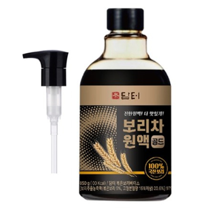 담터 보리차원액 골드 850g + 전용펌프 증정
