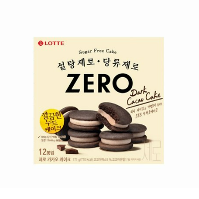 롯데 ZERO 제로 카카오케이크 171g