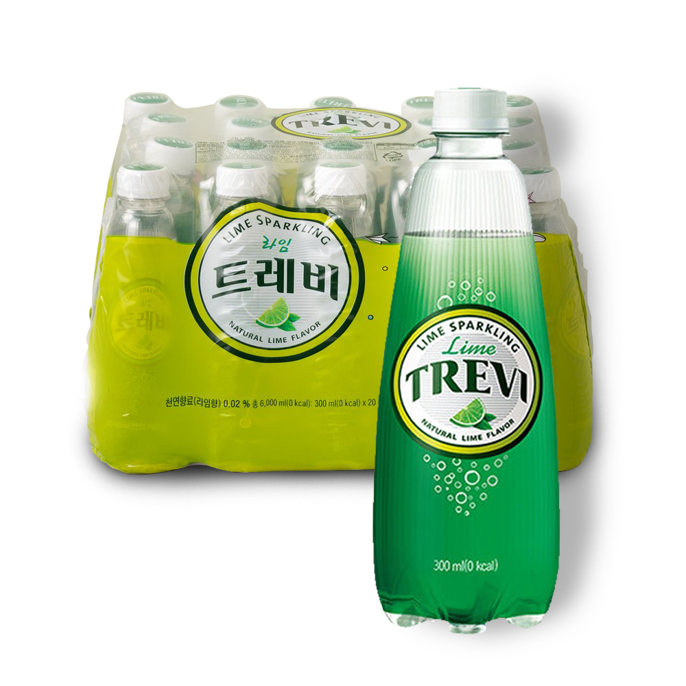 롯데칠성 트레비 탄산수 라임 300mlPET*20 / BOX