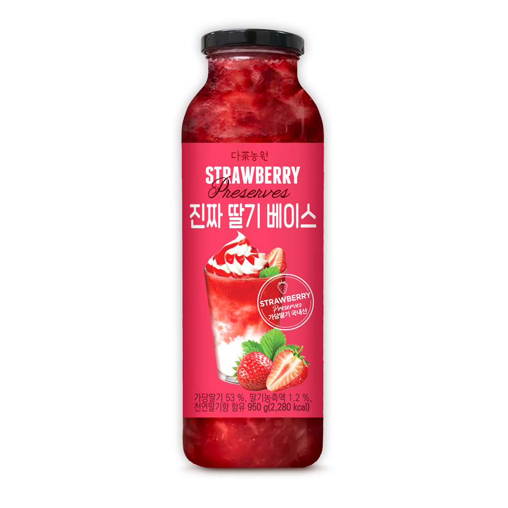 다농원 액상차 진짜 딸기 베이스 950g