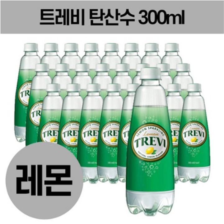 롯데칠성 트레비 탄산수 레몬 300mlPET*20 / BOX
