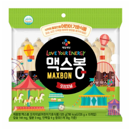 CJ 맥스봉 오리지널 소시지 525g (35g x 15개입)