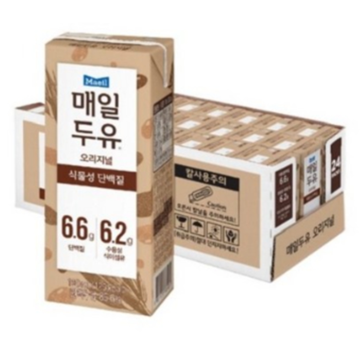매일 두유 오리지널 190ml*24팩 [식물성 단백질]