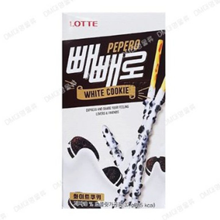 롯데 빼빼로 화이트쿠키 37g
