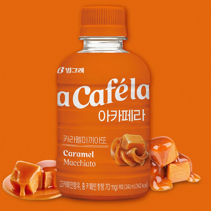 빙그레 아카페라 카라멜라떼 240ml x 20병