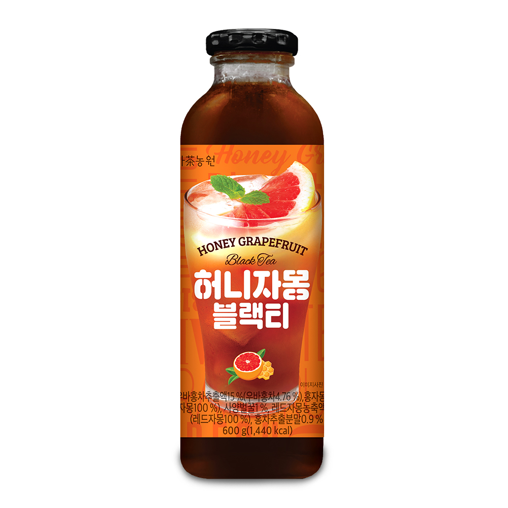다농원 액상차 허니자몽 블랙티 600g