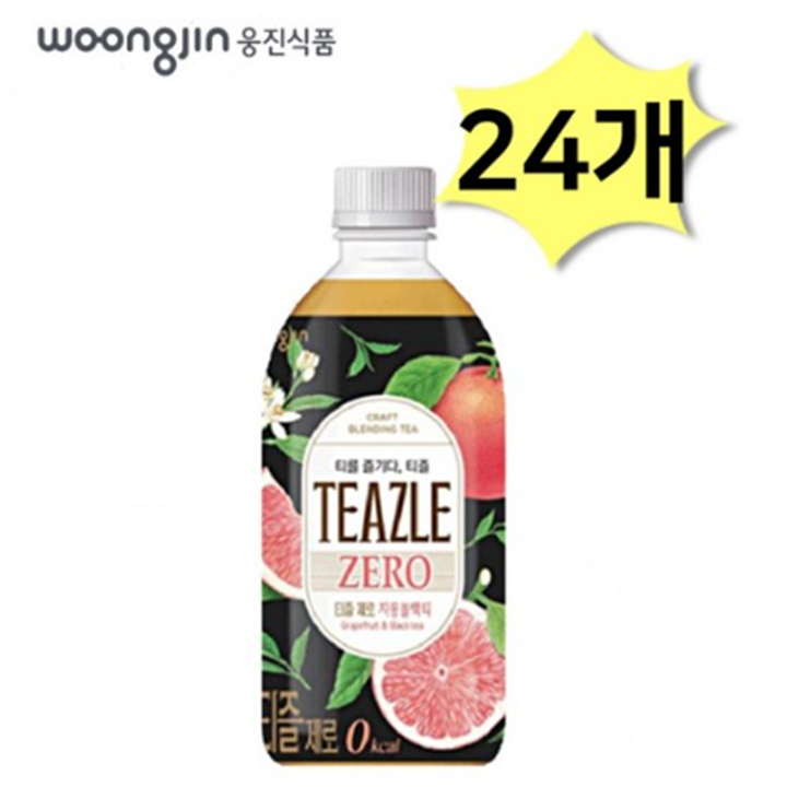 티즐 제로 자몽블랙티 500ml x 24페트 [박스]
