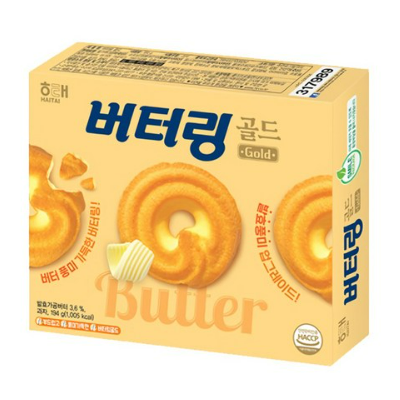 해태 버터링 골드쿠키 194g