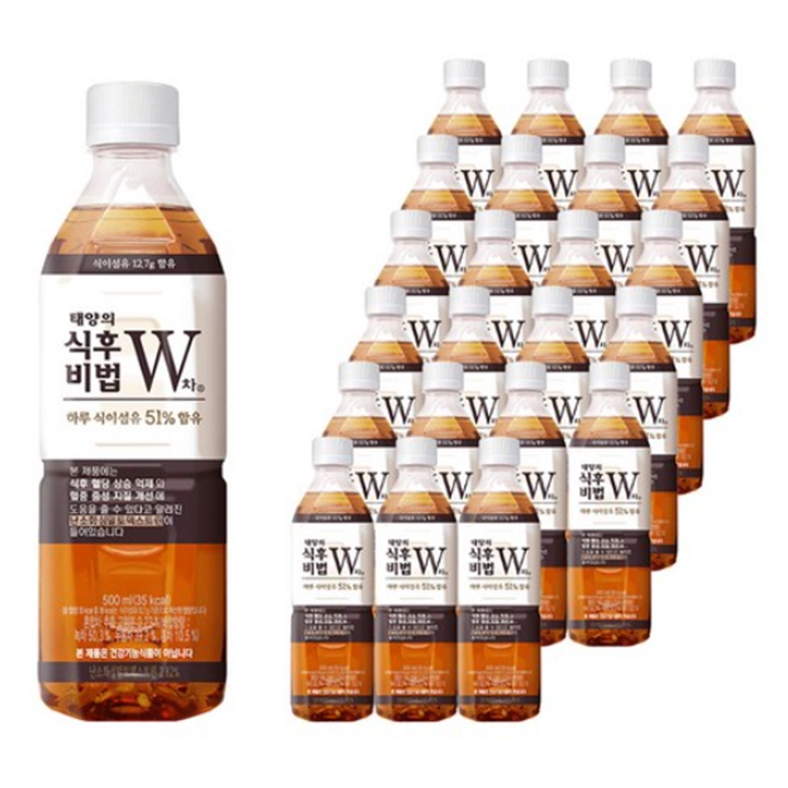 태양의 식후비법W차 500ml x 24병 [박스]