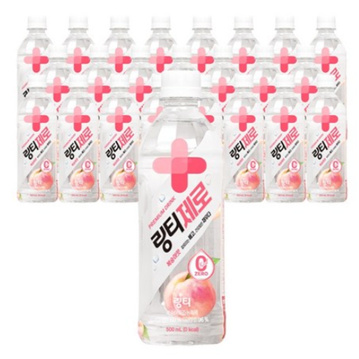 링티 제로 복숭아 500ml x 24페트 [박스]