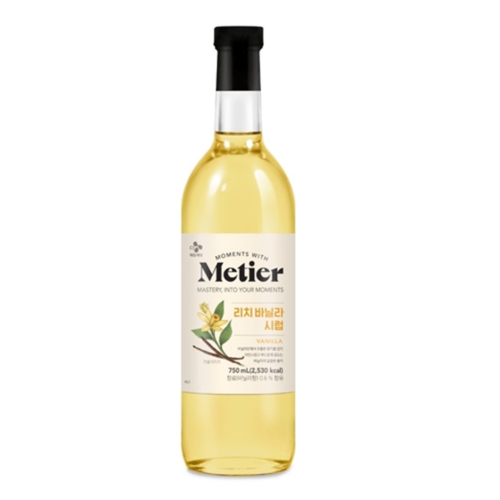 CJ 메티에 리치바닐라향시럽 750ml
