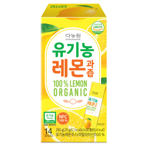 다농원 액상스틱 유기농 레몬과즙 14T