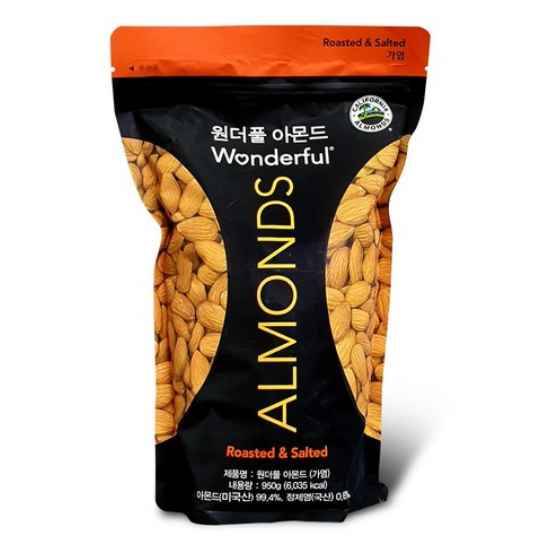원더풀 가염 아몬드 950g