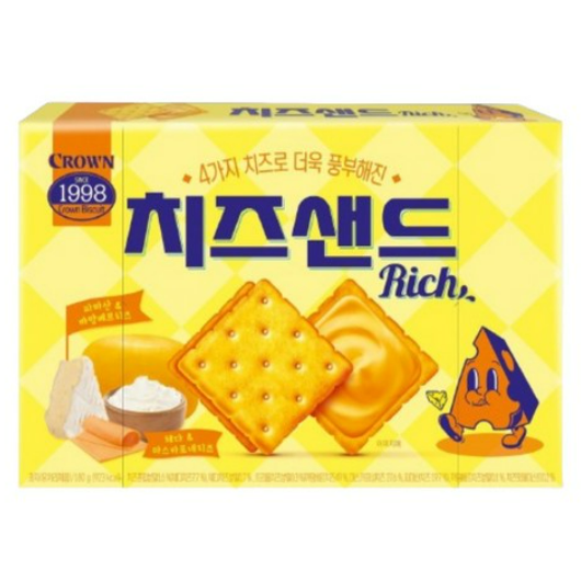 크라운 치즈샌드 Rich. 180g