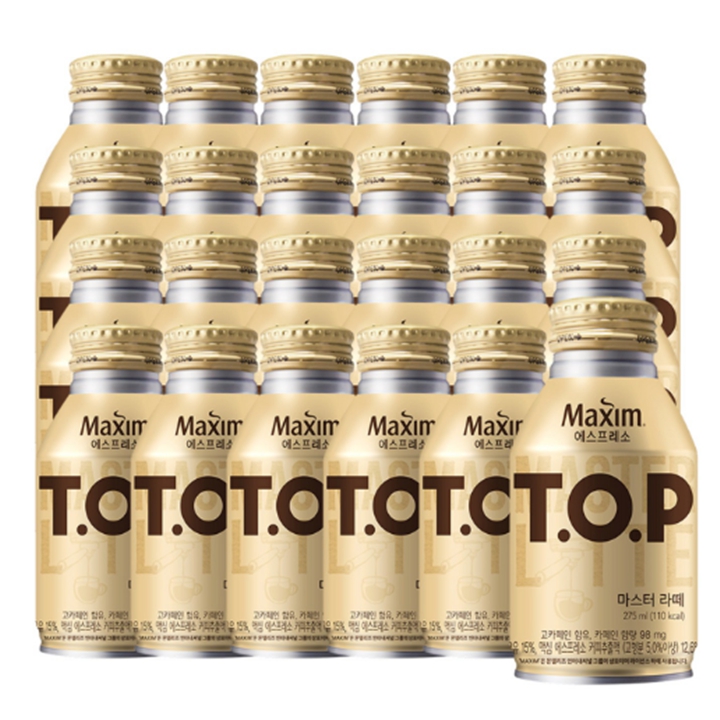 TOP 마스터 라떼 275ml x 24캔 [박스]