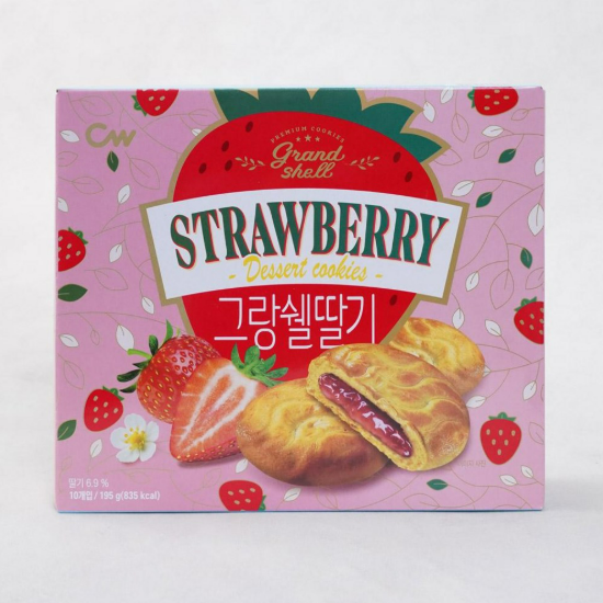 청우 그랑쉘 딸기 195g