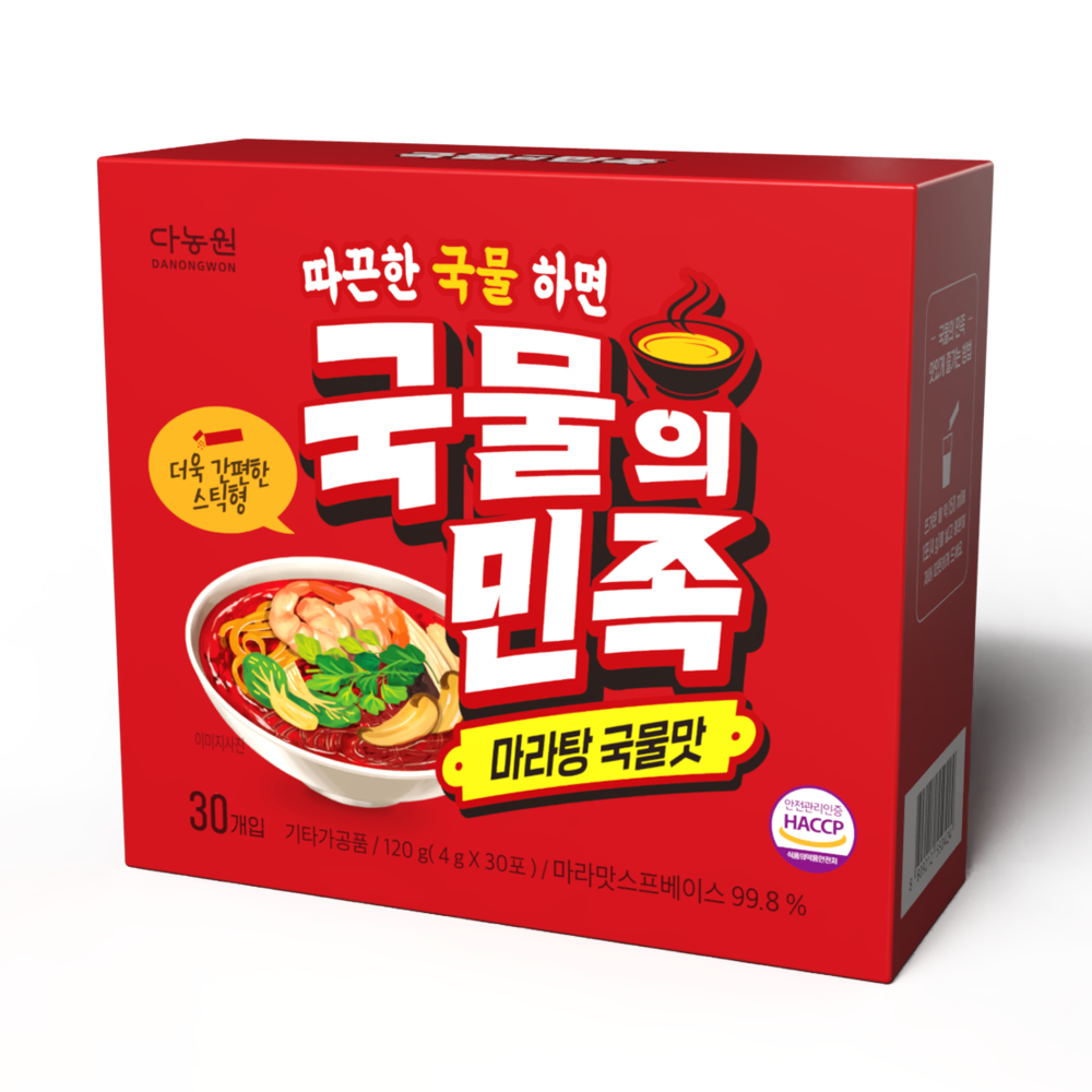다농원 국물의민족 마라탕 국물맛(빨강) 30T [대용량]