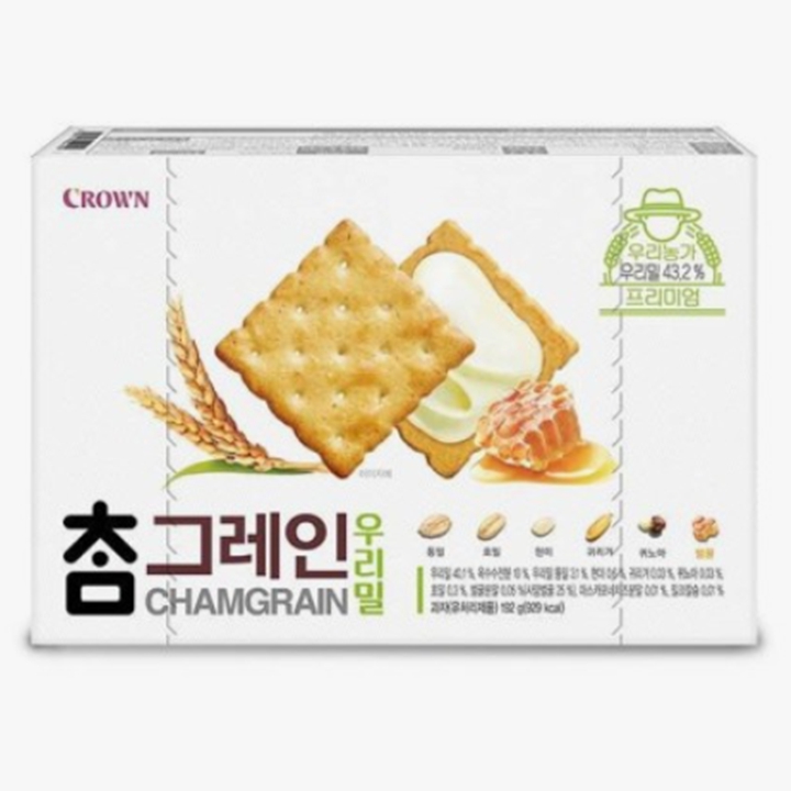 크라운 참그레인 우리밀 192g