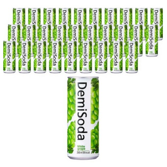 동아오츠카 데미소다 청포도 250ml x 30캔 [박스]