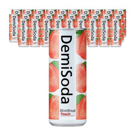 동아오츠카 데미소다 복숭아 250ml x 30캔 [박스]