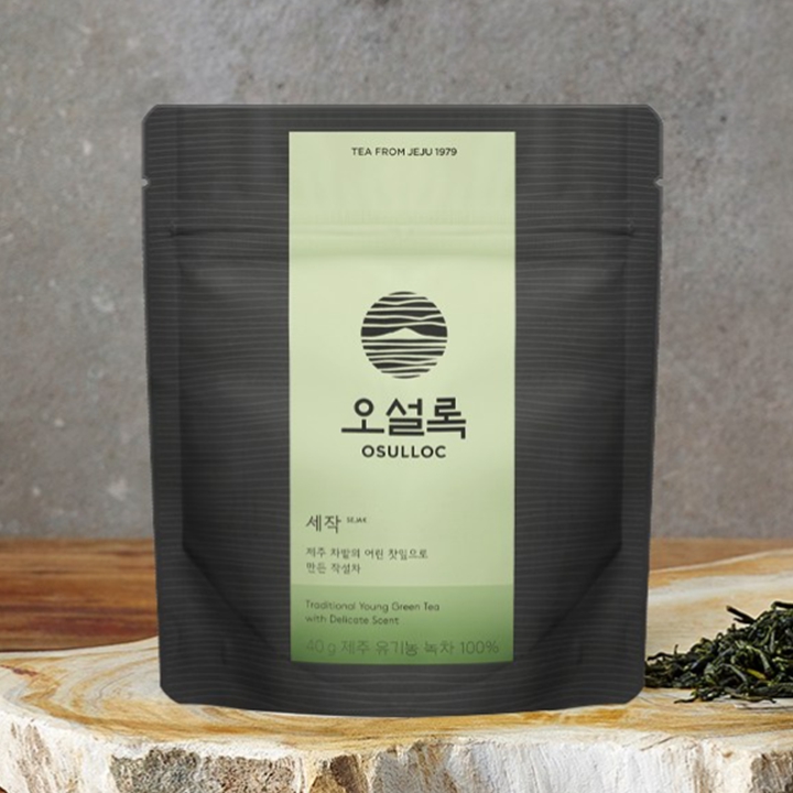 오설록 세작 녹차 잎차 40g