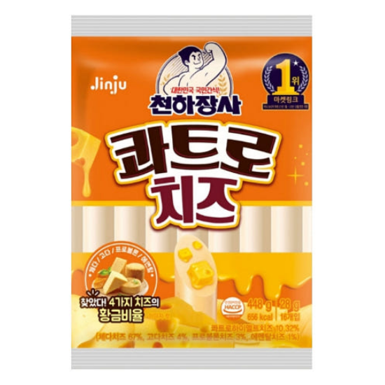 천하장사 콰트로치즈 소시지 448g
