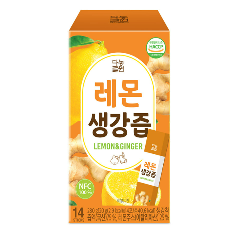 다농원 액상스틱 레몬 생강즙 국내산 14T