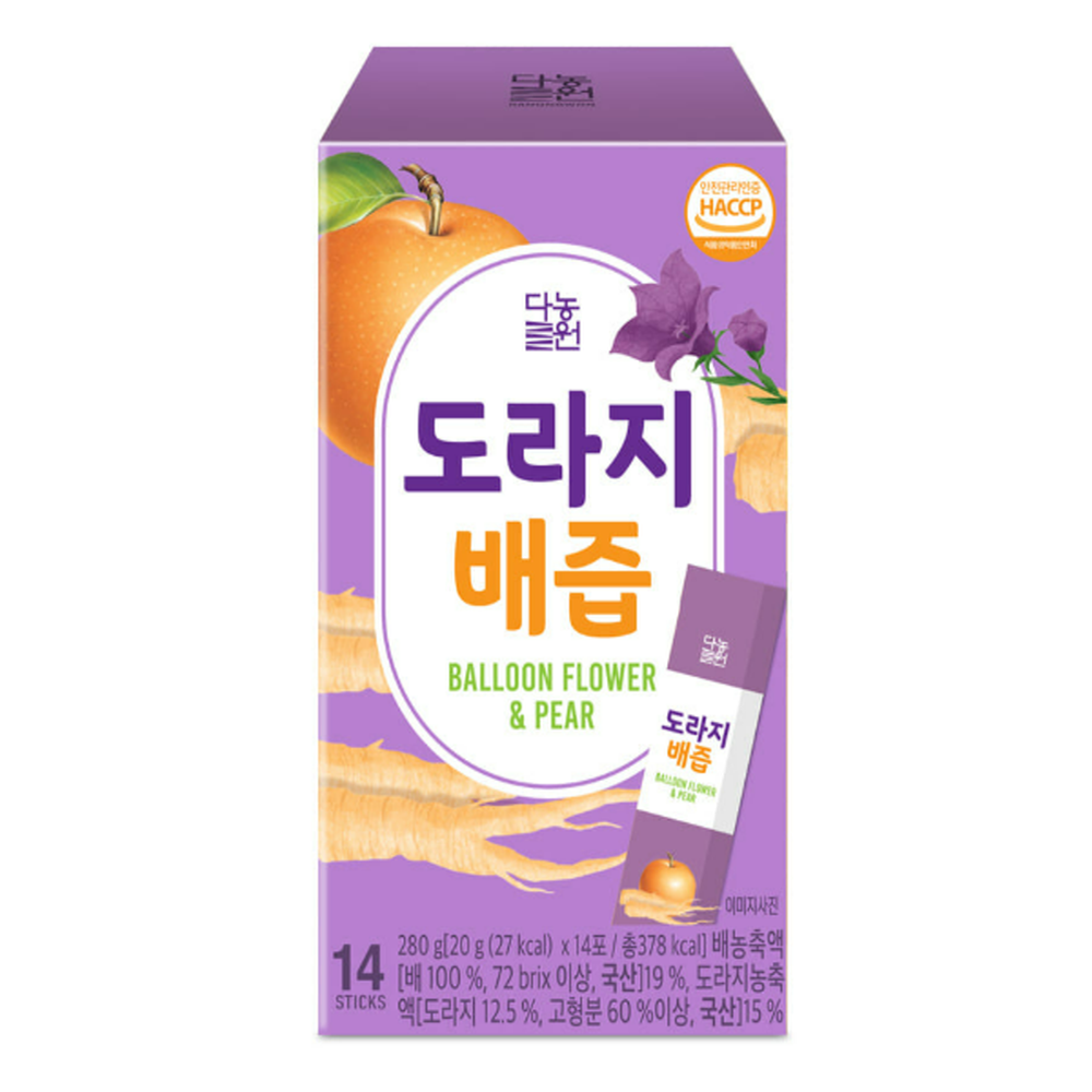 다농원 액상스틱 도라지 배즙 국내산 14T