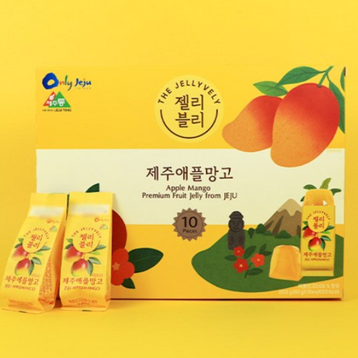 젤리블리 제주애플망고 60g x 10개