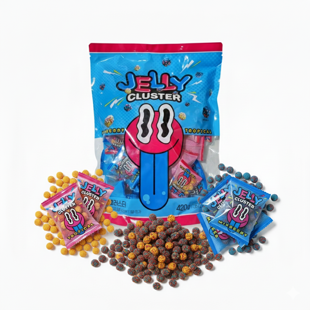 젤리클러스터 트로피칼&믹스베리맛 420g