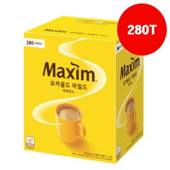 맥심 모카골드 마일드 커피믹스 280T [대용량]
