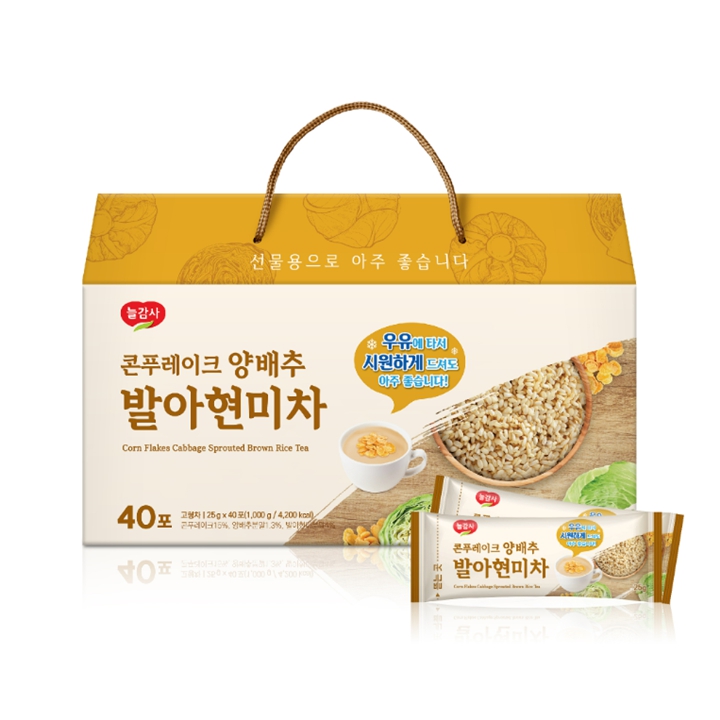 광야 콘푸레이크 양배추 발아현미차 40포