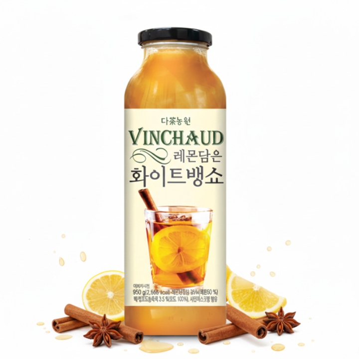 다농원 액상차 레몬담은 화이트뱅쇼 950g